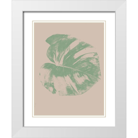 Marquis Palm 2 White Modern Wood Framed Art Print with Double Matting by Phillip, Jamie