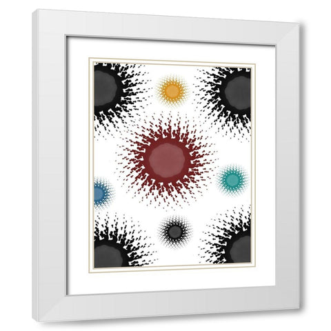 Pattern White Modern Wood Framed Art Print with Double Matting by Phillip, Jamie