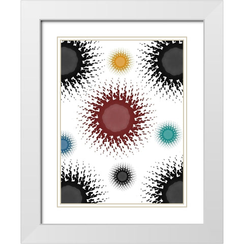 Pattern White Modern Wood Framed Art Print with Double Matting by Phillip, Jamie