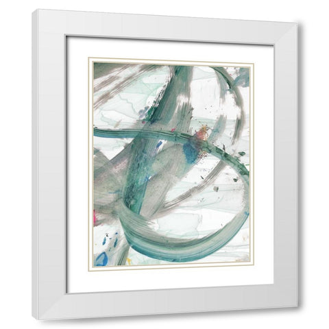 Studio J 3 White Modern Wood Framed Art Print with Double Matting by Phillip, Jamie