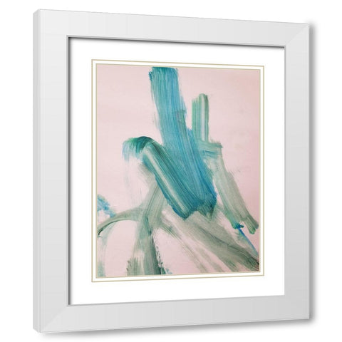 Studio J 4 White Modern Wood Framed Art Print with Double Matting by Phillip, Jamie
