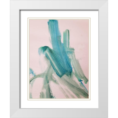 Studio J 4 White Modern Wood Framed Art Print with Double Matting by Phillip, Jamie