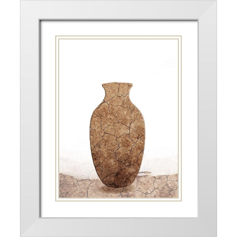 Over Grown 2 White Modern Wood Framed Art Print with Double Matting by Phillip, Jamie