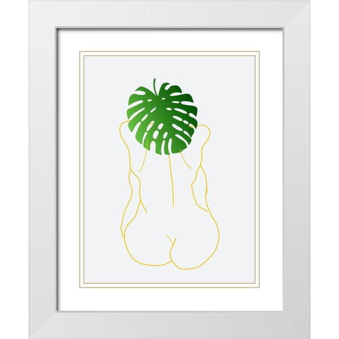 Bath Time White Modern Wood Framed Art Print with Double Matting by Phillip, Jamie