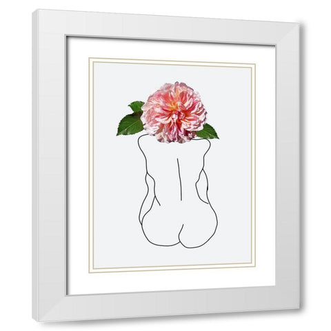 Bath Time 2 White Modern Wood Framed Art Print with Double Matting by Phillip, Jamie