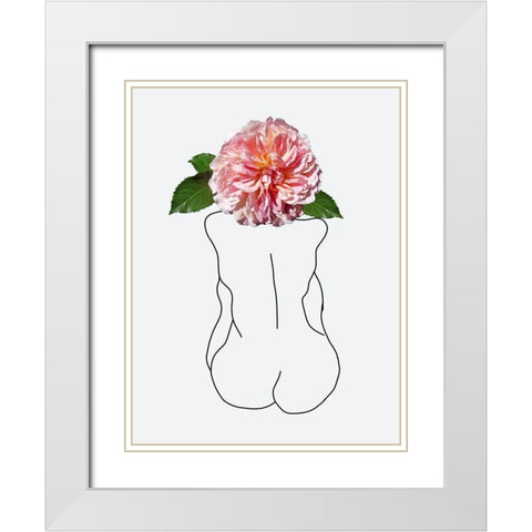 Bath Time 2 White Modern Wood Framed Art Print with Double Matting by Phillip, Jamie