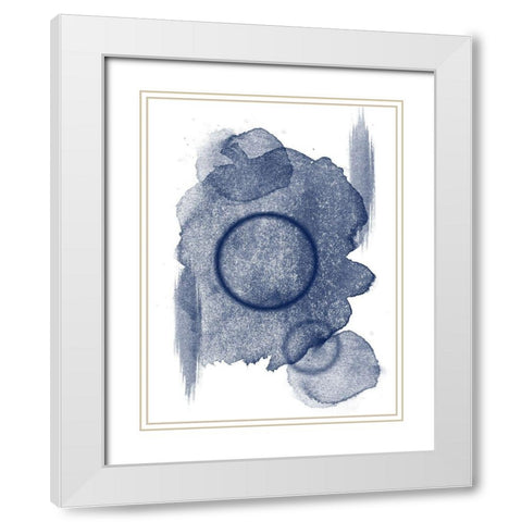 Splended Blue White Modern Wood Framed Art Print with Double Matting by Phillip, Jamie