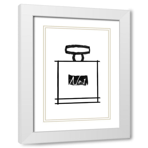 Perfume 2 White Modern Wood Framed Art Print with Double Matting by Phillip, Jamie