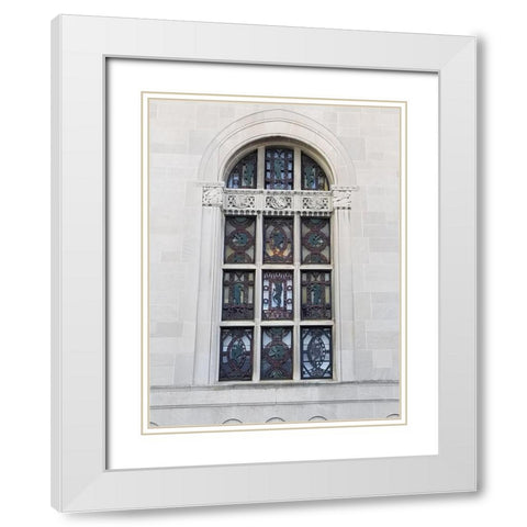 Hansentech 1 White Modern Wood Framed Art Print with Double Matting by Phillip, Jamie