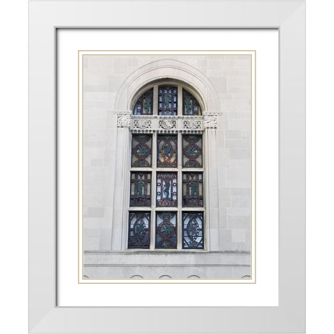 Hansentech 1 White Modern Wood Framed Art Print with Double Matting by Phillip, Jamie