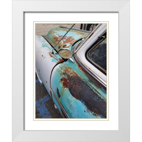 Race Track 2 White Modern Wood Framed Art Print with Double Matting by Phillip, Jamie