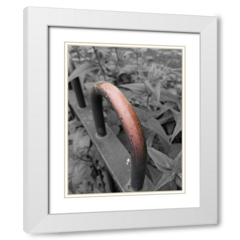 Brass White Modern Wood Framed Art Print with Double Matting by Phillip, Jamie