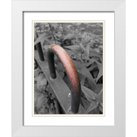 Brass White Modern Wood Framed Art Print with Double Matting by Phillip, Jamie