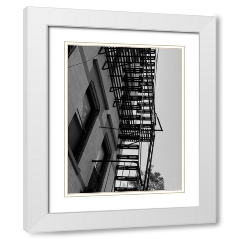 Escape 1 White Modern Wood Framed Art Print with Double Matting by Phillip, Jamie