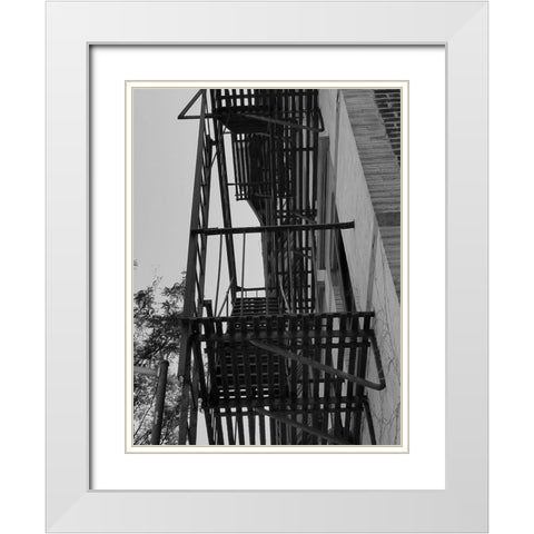 Escape 2 White Modern Wood Framed Art Print with Double Matting by Phillip, Jamie