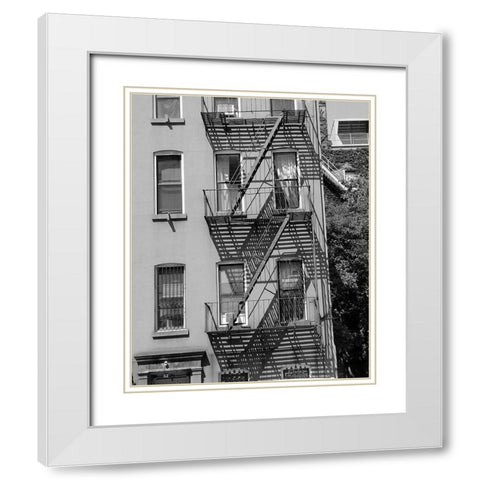 Escape 3 White Modern Wood Framed Art Print with Double Matting by Phillip, Jamie