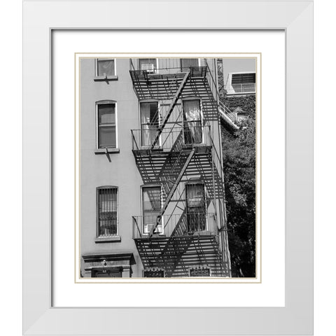 Escape 3 White Modern Wood Framed Art Print with Double Matting by Phillip, Jamie