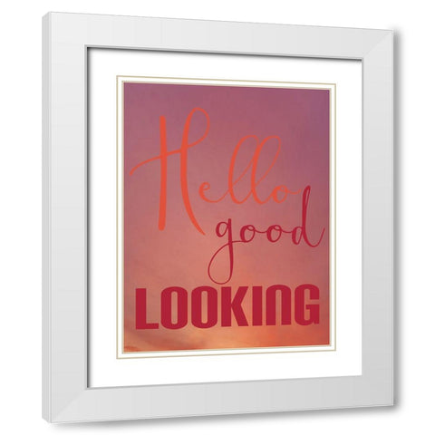 Good Looking White Modern Wood Framed Art Print with Double Matting by Phillip, Jamie