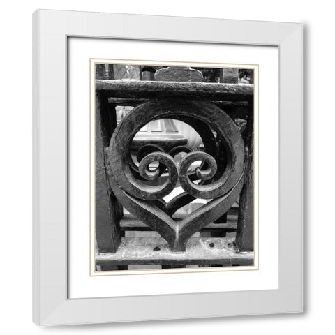 Gate 3 White Modern Wood Framed Art Print with Double Matting by Phillip, Jamie