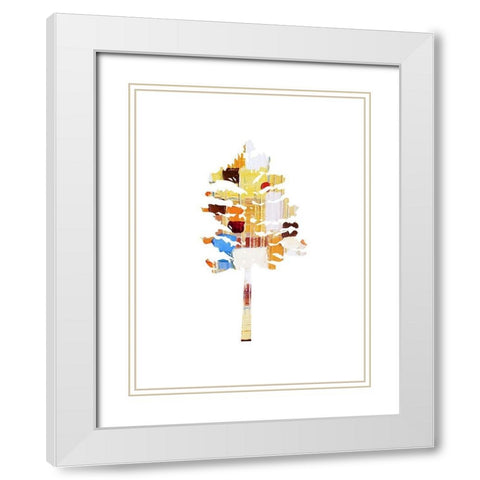 Sprung 2 White Modern Wood Framed Art Print with Double Matting by Phillip, Jamie
