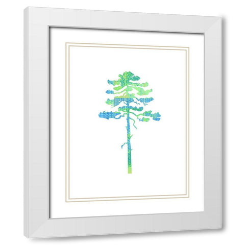 Sprung 4 White Modern Wood Framed Art Print with Double Matting by Phillip, Jamie