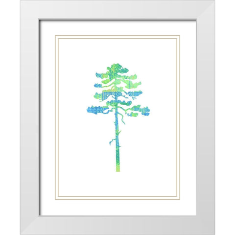 Sprung 4 White Modern Wood Framed Art Print with Double Matting by Phillip, Jamie