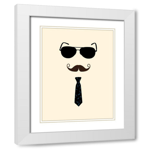 Father 2 White Modern Wood Framed Art Print with Double Matting by Phillip, Jamie