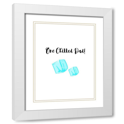 Father 4 White Modern Wood Framed Art Print with Double Matting by Phillip, Jamie