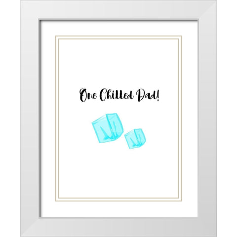 Father 4 White Modern Wood Framed Art Print with Double Matting by Phillip, Jamie