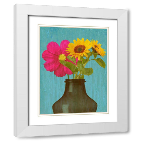 Spring Vase 2 White Modern Wood Framed Art Print with Double Matting by Phillip, Jamie