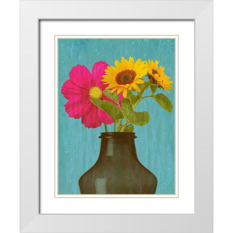Spring Vase 2 White Modern Wood Framed Art Print with Double Matting by Phillip, Jamie