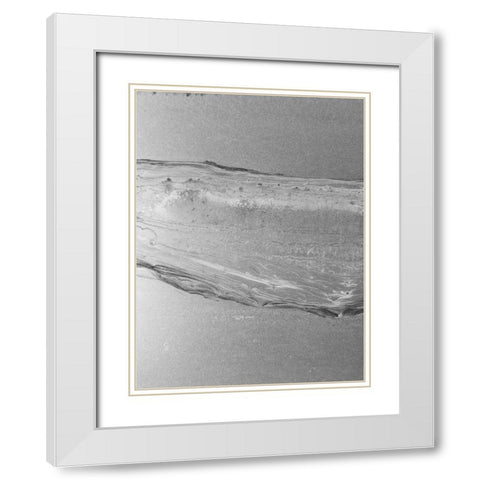 Black Space Line 1 White Modern Wood Framed Art Print with Double Matting by Phillip, Jamie