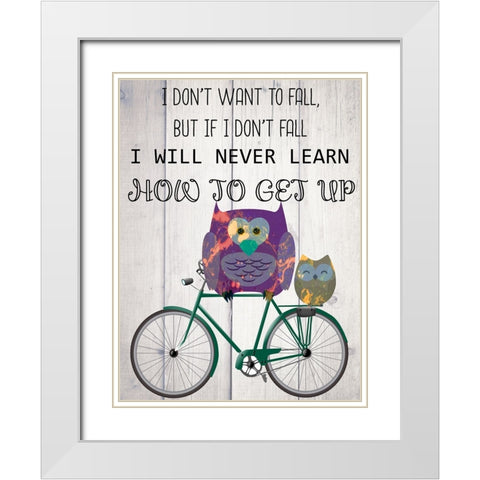 Bicycle Travel 6 White Modern Wood Framed Art Print with Double Matting by Phillip, Jamie