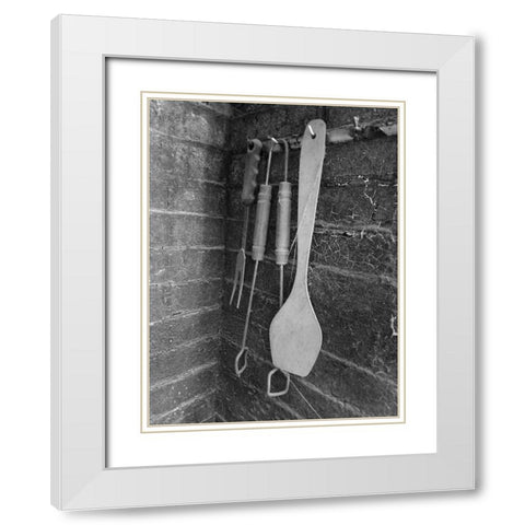 Old Cook House 2 White Modern Wood Framed Art Print with Double Matting by Phillip, Jamie
