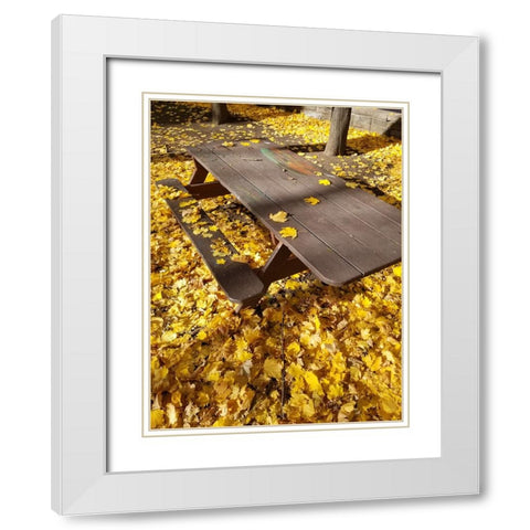 Silent Nature 6 White Modern Wood Framed Art Print with Double Matting by Phillip, Jamie