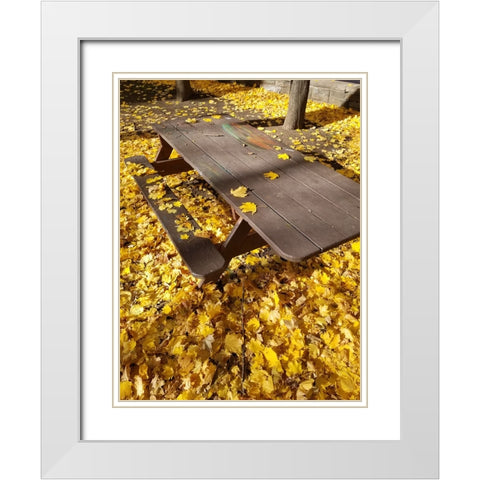 Silent Nature 6 White Modern Wood Framed Art Print with Double Matting by Phillip, Jamie