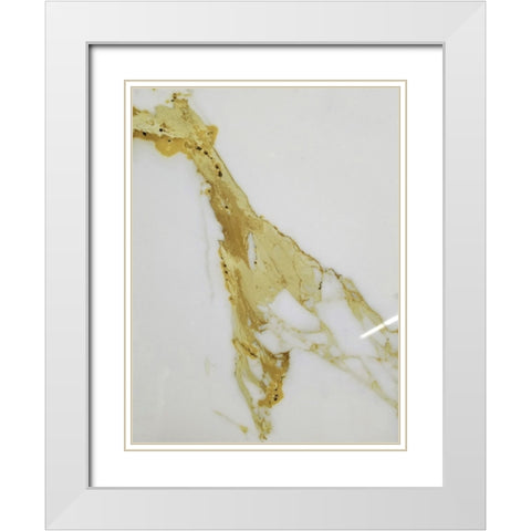 Tribe Gold White Modern Wood Framed Art Print with Double Matting by Phillip, Jamie