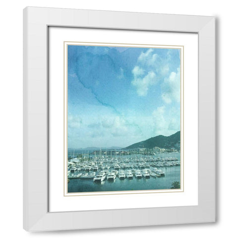 Nanny Key White Modern Wood Framed Art Print with Double Matting by Phillip, Jamie