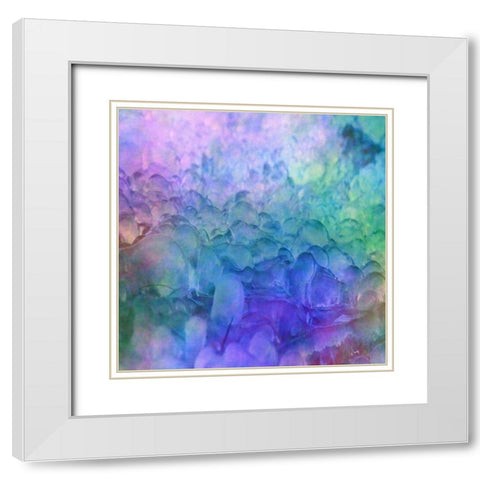 Crystal White Modern Wood Framed Art Print with Double Matting by Phillip, Jamie
