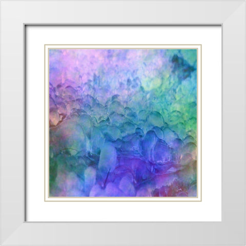 Crystal White Modern Wood Framed Art Print with Double Matting by Phillip, Jamie