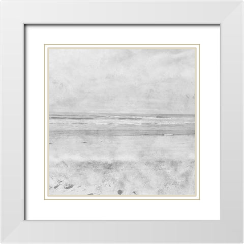 Black Bay White Modern Wood Framed Art Print with Double Matting by Phillip, Jamie
