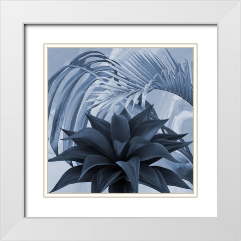 Tropical Floral 3 White Modern Wood Framed Art Print with Double Matting by Phillip, Jamie