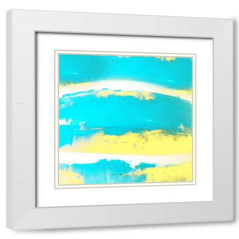 Cake Abstract 2 White Modern Wood Framed Art Print with Double Matting by Phillip, Jamie