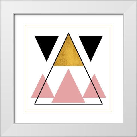 Theoretical Journey 2 White Modern Wood Framed Art Print with Double Matting by Phillip, Jamie