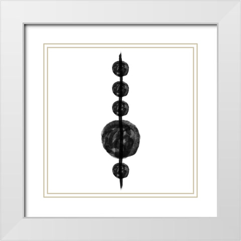 Tapioca White Modern Wood Framed Art Print with Double Matting by Phillip, Jamie