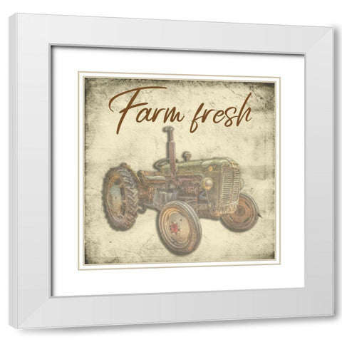 Fresh White Modern Wood Framed Art Print with Double Matting by Phillip, Jamie
