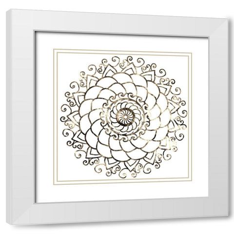 Elegant class 2 White Modern Wood Framed Art Print with Double Matting by Phillip, Jamie