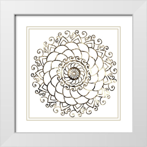Elegant class 2 White Modern Wood Framed Art Print with Double Matting by Phillip, Jamie