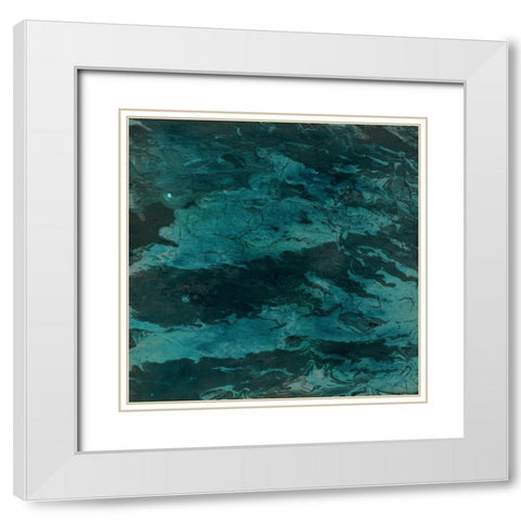 Blashema Abstract 2 White Modern Wood Framed Art Print with Double Matting by Phillip, Jamie