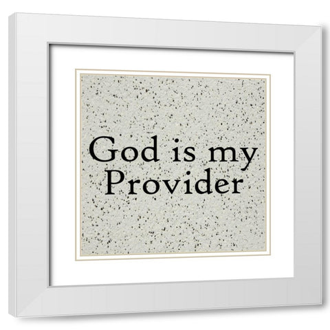 God White Modern Wood Framed Art Print with Double Matting by Phillip, Jamie